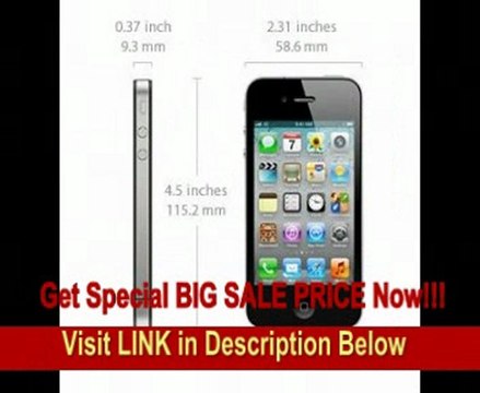 Apple iPhone 4S 64GB Unlocked Cell Phone International Version with No Warranty - Black