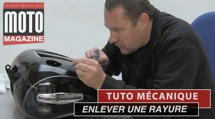 Rayure moto : retouche peinture mode d'emploi !