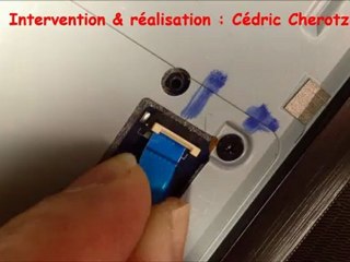 cable plat à lever branché