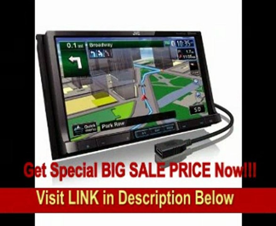 JVC KWNT800HDT 7-Inch DVD-CD-USB-SD HD Radio Navigation Receiver