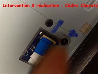 cable plat à lever débranché