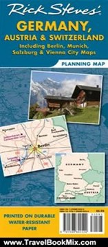 Travelling Book Review: Rick Steves' Germany, Austria, and Switzerland Map: Including Berlin, Munich, Salzburg and Vienna City by Rick Steves
