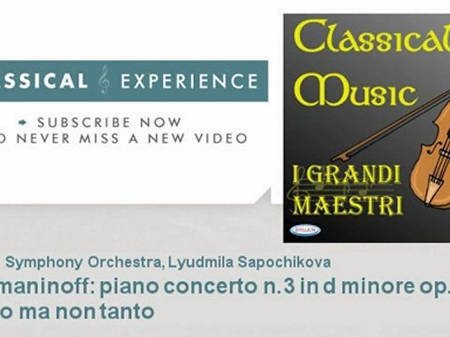 Sergei Rachmaninoff : Rachmaninoff: piano concerto n.3 in d minore op.30,  allegro ma non tanto - Vidéo Dailymotion