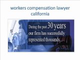 workers compensation lawyer california