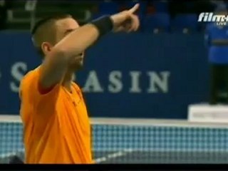 Grigor Dimitrov half volley shot Basel 2012