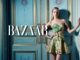 Maud Welzen in Haute Couture by Benjamin Kanarek for Harper's BAZAAR
