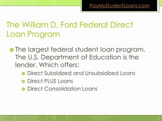 Download Video: What Is The Difference Between Federal Direct and Perkins Student Loans