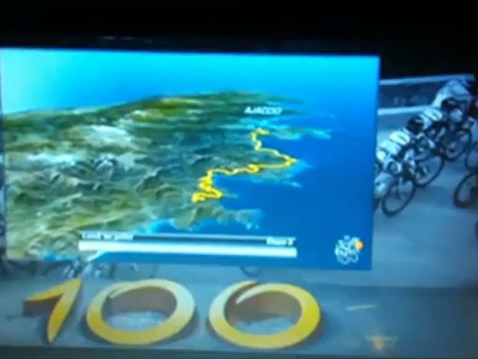 Présentation des étapes Corses avec Christian Prudhomme.