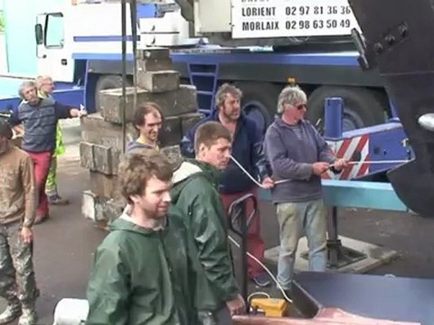 Thonier BICHE la préparation de la mise à flot