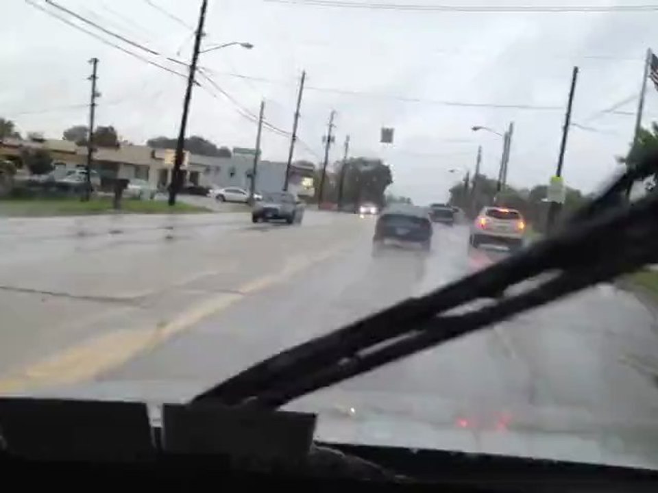 Driving along, and this happened