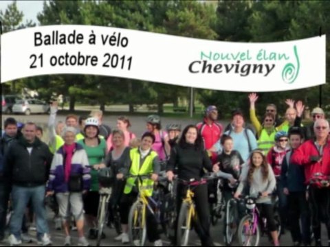 balade vélo le 21 octobre avec Un Nouvel Elan pour Chevigny