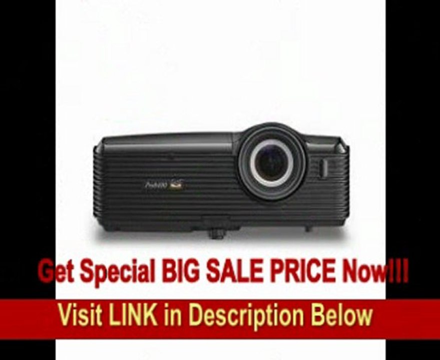 ViewSonic PRO8400 1080p DLP Installation Projector - 4000 Lumens, 3000:1 DCR, Dual HDMI, 20W Speakers