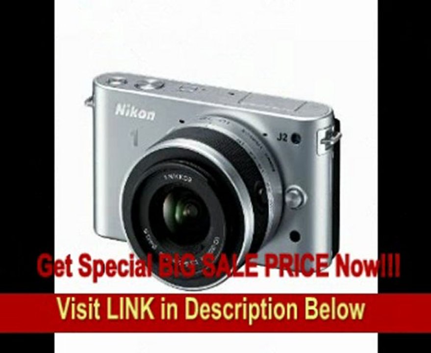 Nikon 1 J2 10.1 MP HD Digital Camera with 10-30mm and 30-110mm VR Lenses (Silver)