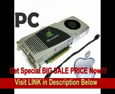 NVIDIA Quadro FX 4800 for Mac by PNY 1.5GB GDDR3 PCI Express Gen 2 x16 DVI-I DL, DisplayPort and Stereo OpenGL, DirectX (Boot Camp), CUDA, and OpenCL Profesional Graphics Board, VCQFX4800MACX16-PB