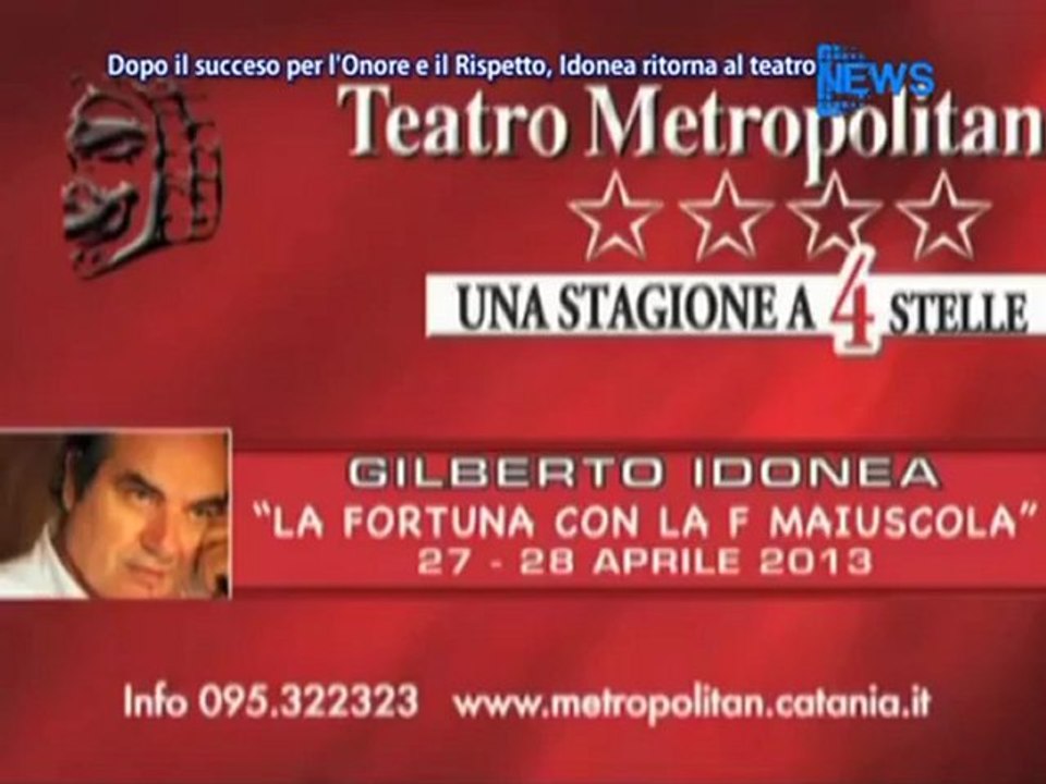 Dopo Il Successo Per L'Onore E Il Rispetto, Idonea Riforma Al Teatro - News D1 Television TV