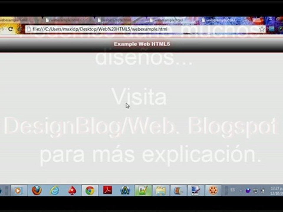 HTML5 + CSS3. Diseño Header (1)