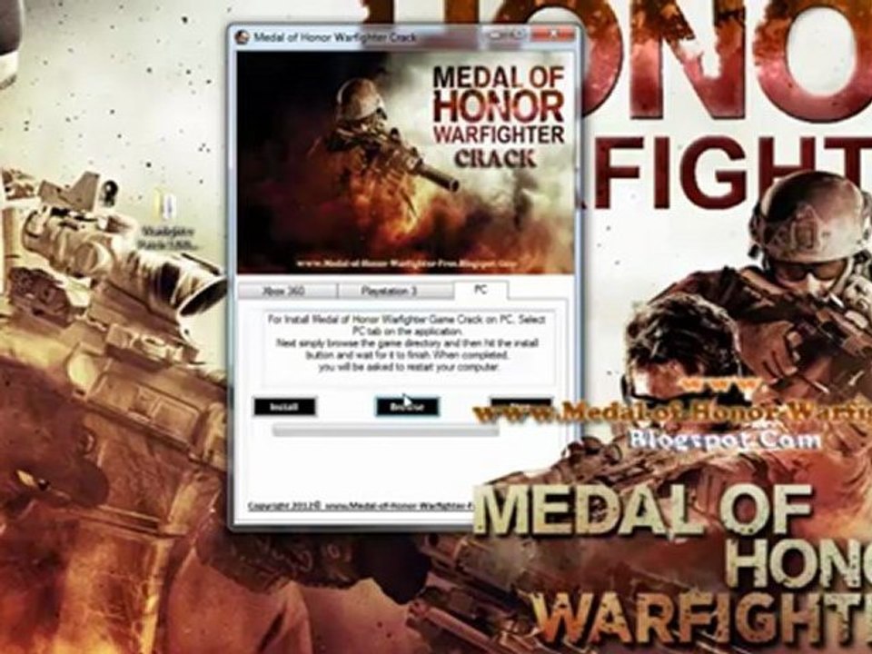 Free Giveaway Medal of Honor Warfighter - Xbox 360 / PS3