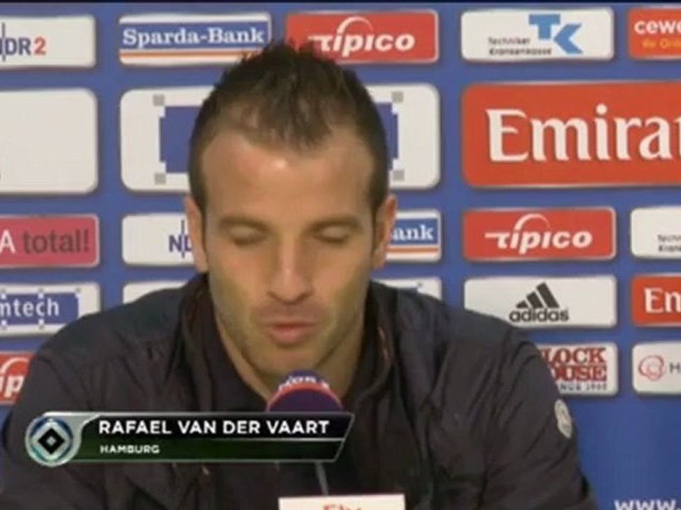 Rafael van der Vaart geht von HSV-Sieg gegen Augsburg aus