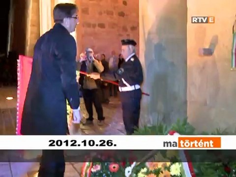 Ma történt Megemlékezés 1956-os eseményekre 2012.10.26