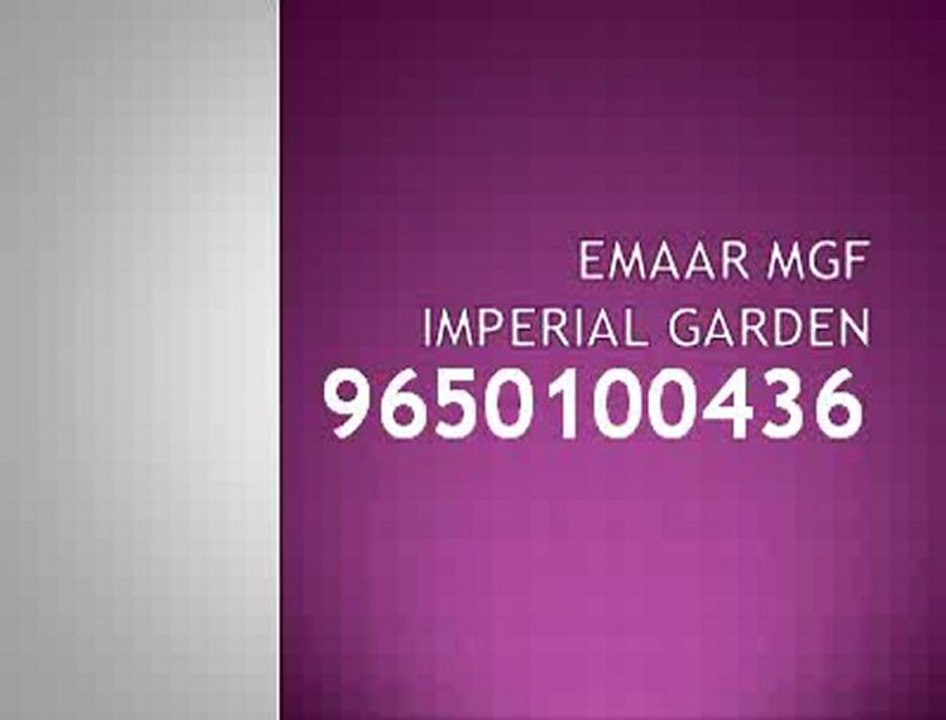 Emaar Mgf Imperial Gardens 9650100436 Emaar Mgf Imperial Garden