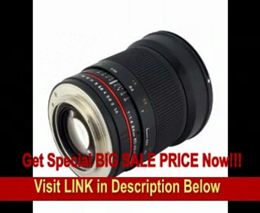 Rokinon 24mm F/1.4 Aspherical Wide Angle Lens for Canon RK24M-C