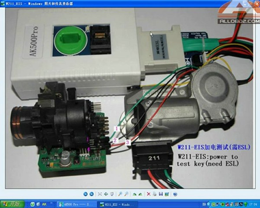 AK500 Pro Mercedes Benz Key Programmer _Keymaker for EIS