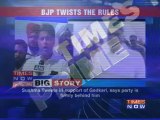Advani backs cornered Gadkari