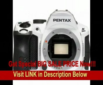 Pentax Weather Sealed Digital SLR K-30 Lens Kit - White