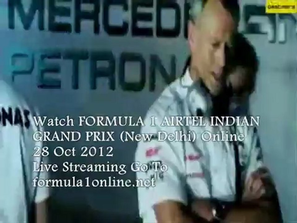 F1 Airtel Indian GP 28 Oct 2012 Live Coverage