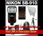 Nikon SB-910 AF Speedlight Flash with Batteries & Charger   Softbox   Rbox   Reflector   Cleaning Kit for D3100, D5100, D7000, D700, D3s, D3x Digital SLR Cameras