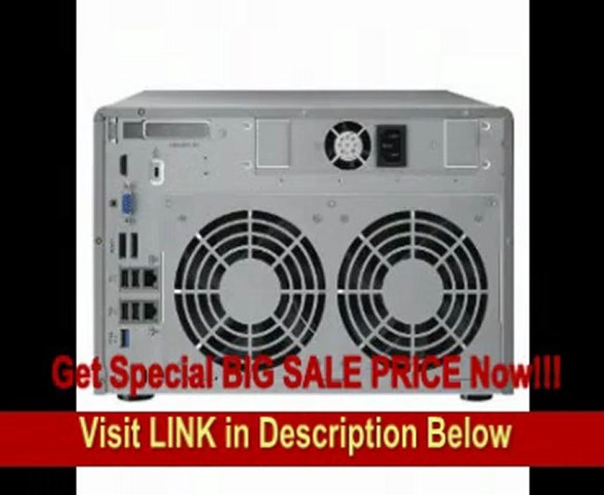 Qnap TS-879-PRO-US 8-Bay Tower NAS Server 2 GB DDRIII RAM SATA III USB 3.0