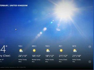 Windows 8 guide: Setting up the weather app