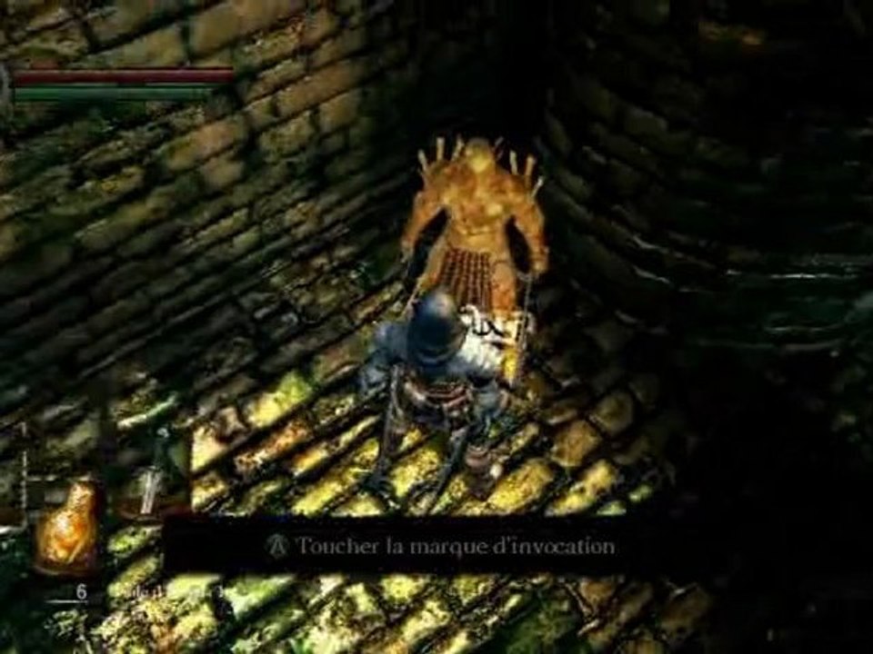 Dark Souls - Marques d'invocation de Lautrec et de Solaire dans les Profondeurs