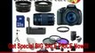 Canon EOS Rebel T3i 18 MP CMOS Digital SLR Camera and DIGIC 4 Imaging with EF-S 18-55mm f/3.5-5.6 IS Lens & Canon 75-300 Lens + 58mm 2x Telephoto lens + 58mm Wide Angle Lens (4 Lens Kit!!!!!!) W/32GB SDHC Memory+ Battery Grip + 2 Extra Batteries + Ch