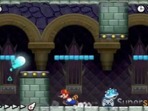 New Super Mario Bros. 2 - Solution et pièces étoiles du niveau château du monde champignon