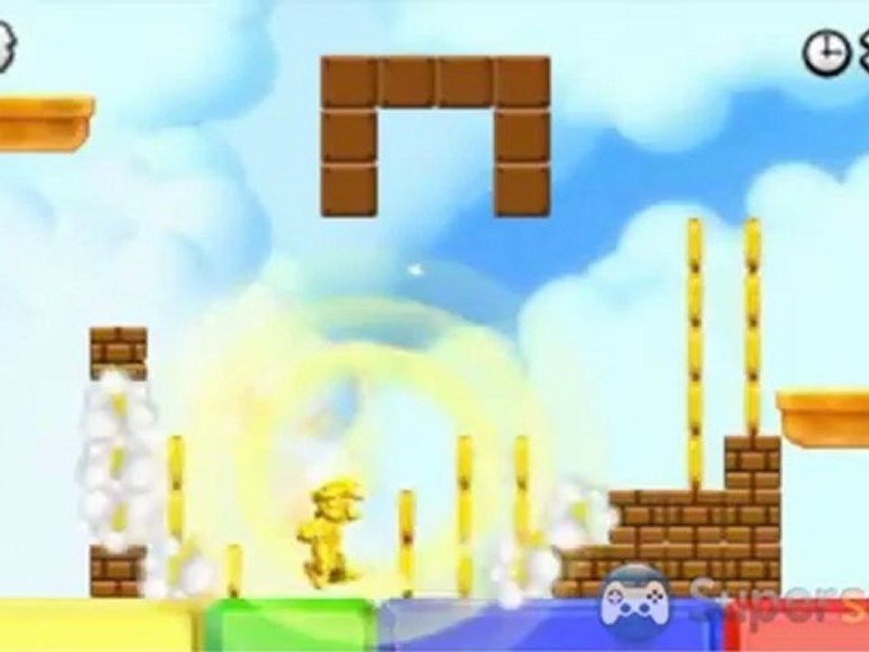 New Super Mario Bros. 2 - Solution et pièces étoiles du niveau champignon 1