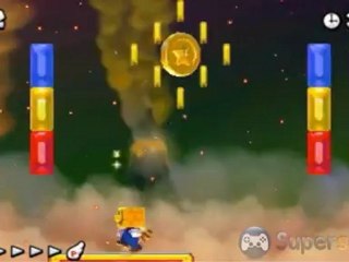 New Super Mario Bros. 2 - Solution et pièces étoiles du niveau 6-B