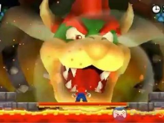 New Super Mario Bros. 2 - Solution et pièces étoiles du niveau de Bowser