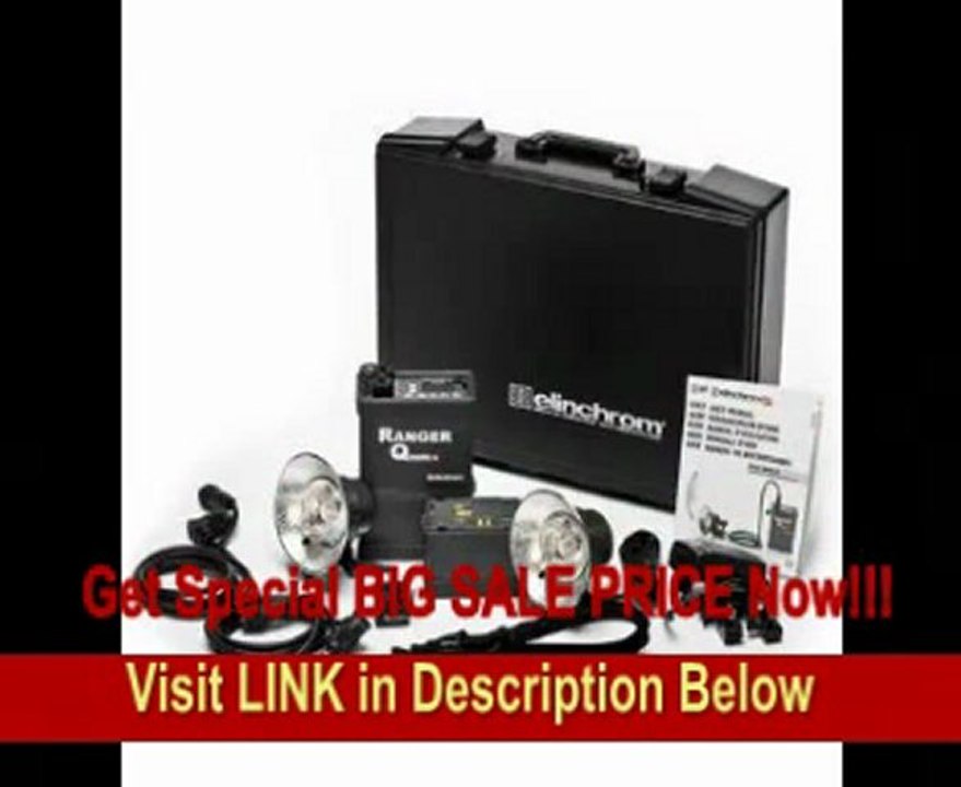 Elinchrom EL 10291.1 Ranger Quadra Kit with 1 Ranger Quadra Power Pack, 2 Batteries, 2 A Heads, 2 Reflectors, 1 Skyport Transmitter, Hard Shell Case, Cables and Charger