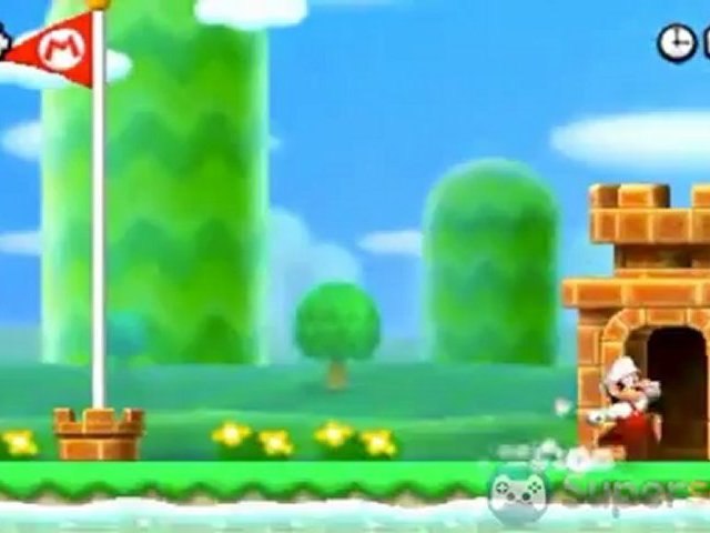 New Super Mario Bros. 2 - Solution et pièces étoiles du niveau 1-5 - Vidéo  Dailymotion