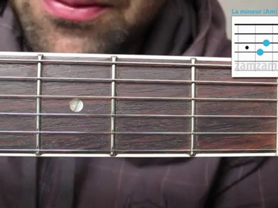 Les accords de mi mineur et la mineur avec zamzam