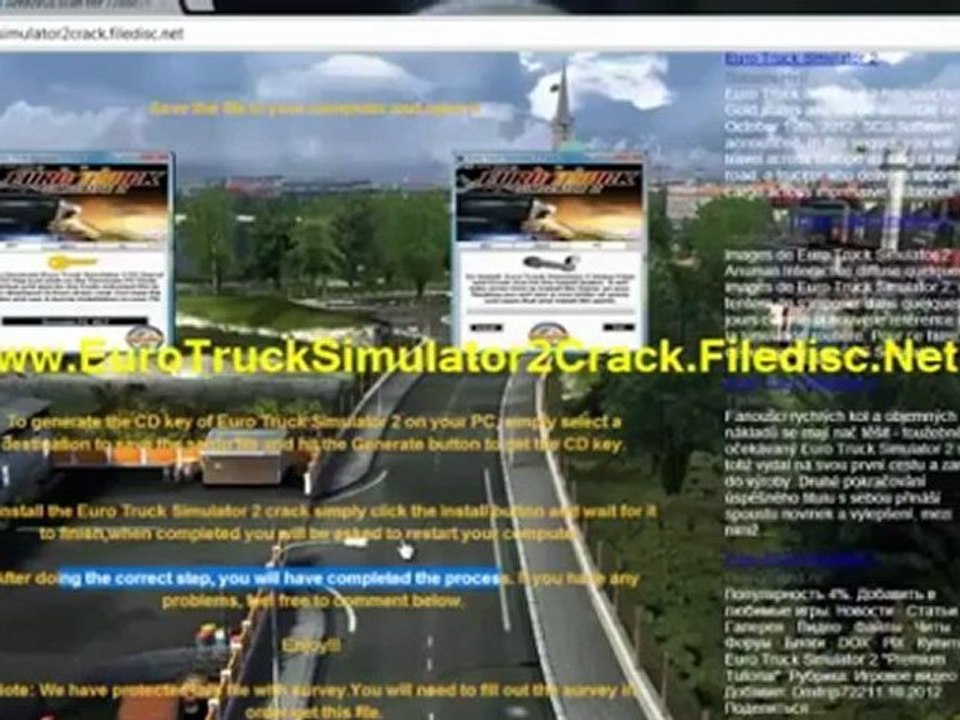 Euro Truck Simulator 2 Crack and Keygen + Torrent [FREE Download]