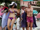 Mad Men's Jon Hamm and Jessica Paré Show Off Their Beach Bodies in Hawaii