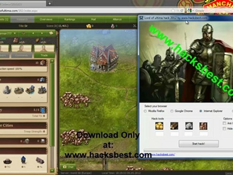 Lord of Ultima hack 2012