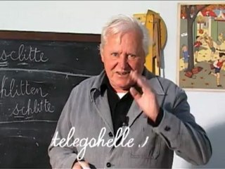 Les leçons de patois de Guy Dubois " Esclitte"