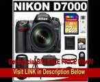 Nikon D7000 Digital SLR Camera & 18-105mm VR DX AF-S Zoom Lens with 55-300mm VR Lens   32GB Card   Case   Tripod   Filters   Remote   Accessory Kit