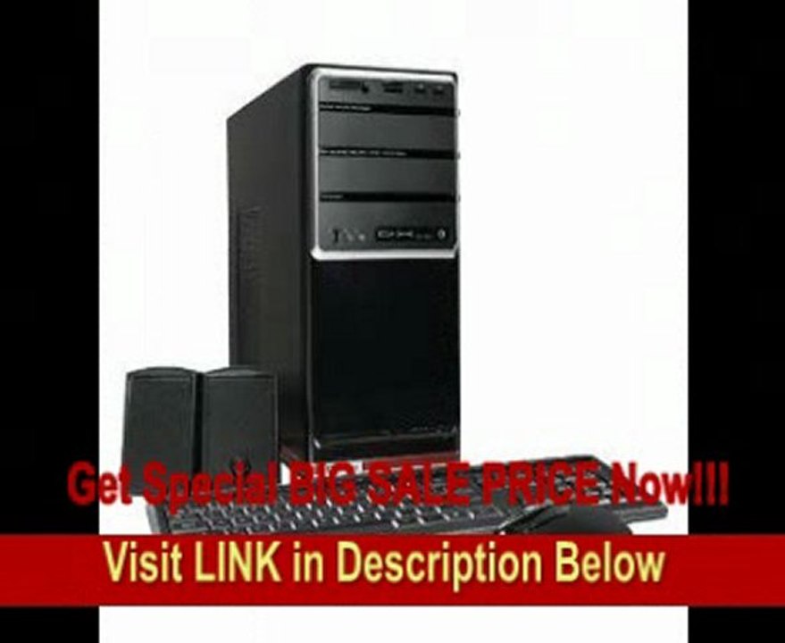 Gateway DX4200-09 Desktop, Phenom X4 9100e 64-bit Quad-Core Processor, 4GB, 640GB, 18X DVD+/-R/RW, Keyboard and Mouse, Windows Vista Home Premium (64-bit), Refurbished