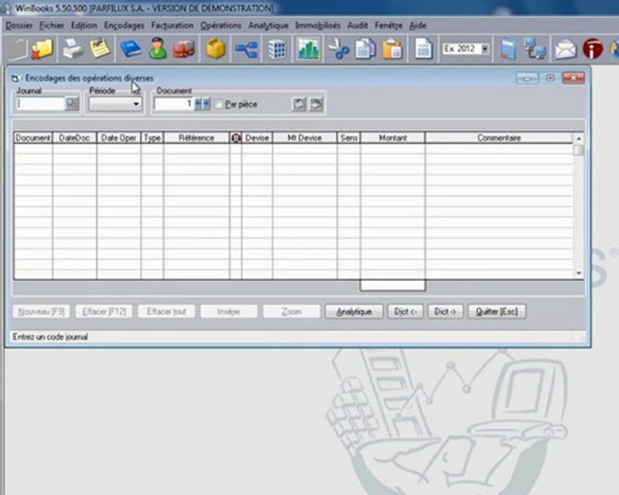 Module Gestion des immobilisés avec WinBooks