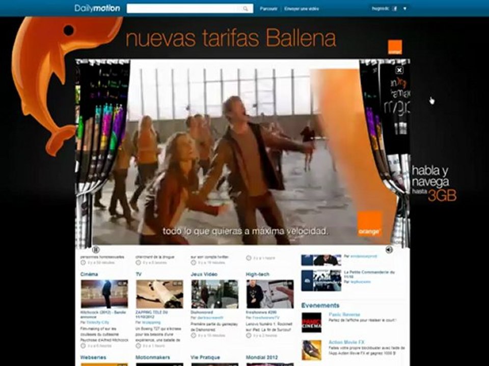 Curtain Effect Orange Spain