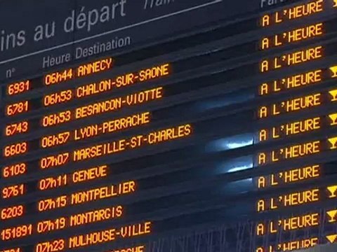 SNCF : le trafic moyennement perturbé